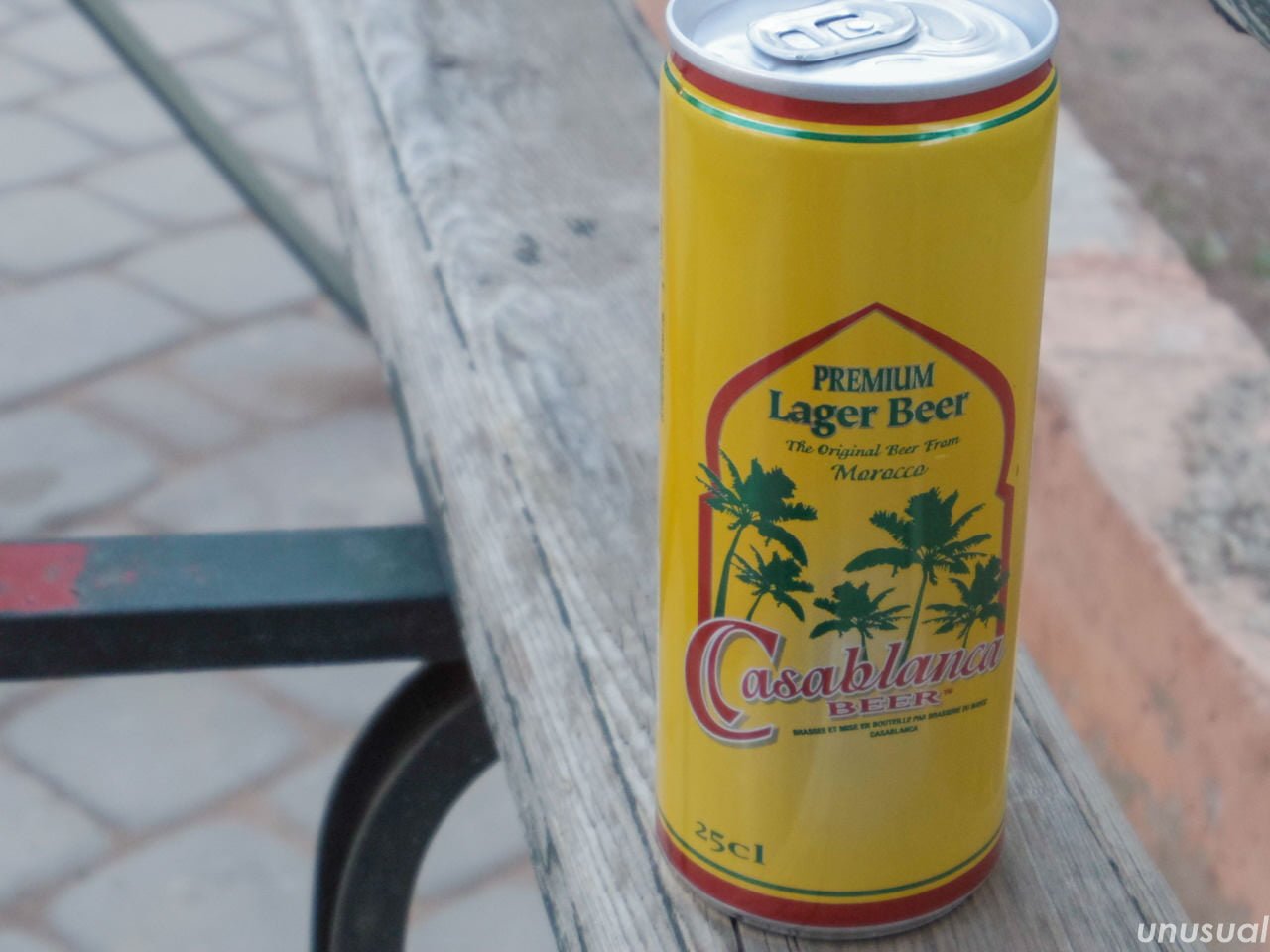 モロッコの缶ビール「カサブランカ」